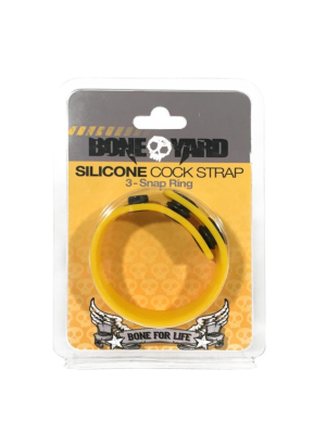 Boneyard Cock Strap Yellow OS