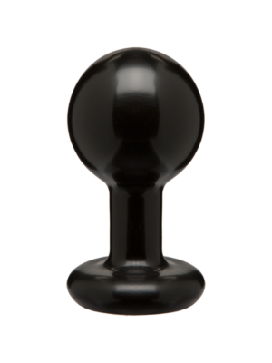 Doc Johnson Round Butt Plug Black Medium