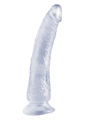 Basix Rubber Works Slim With Suction Cup 7in Transparent