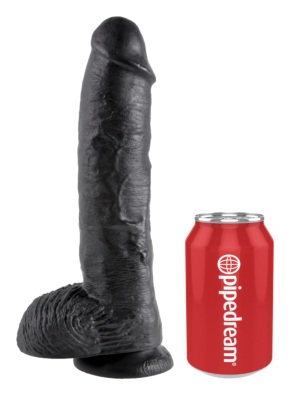 Pipedream XXL Realistic King Cock 10 Inch Cock With Balls - Black