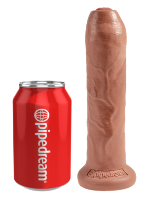 King Cock 7 Inch Uncut Dildo - Tan