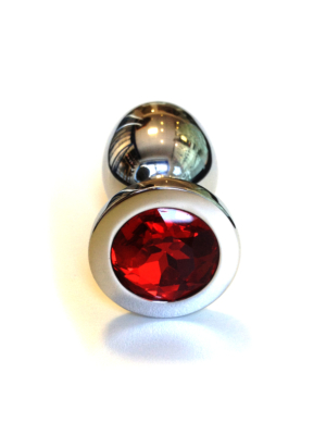 Jewel Kiotos Stainless steel Butt Plug Large - Red