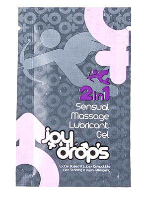 2 in 1 Sensual Massage Lubricant Gel - 5ml sachet