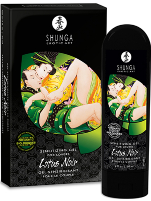 Shunga Erotic Art Lotus Noir Gel For Lovers 60ml