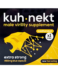 Kuh-Nekt Male X1 Penis Erection Performance Capsule - Male Virility Supplement